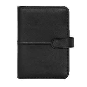 Black Leather Planner FC size Personal